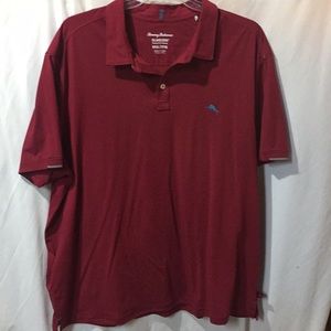 Tommy Bahama Islandzone Mens Red Polo Shirt Sz 3XL